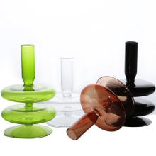 Hot Selling Decorative Colorful Glass Candle Holder
